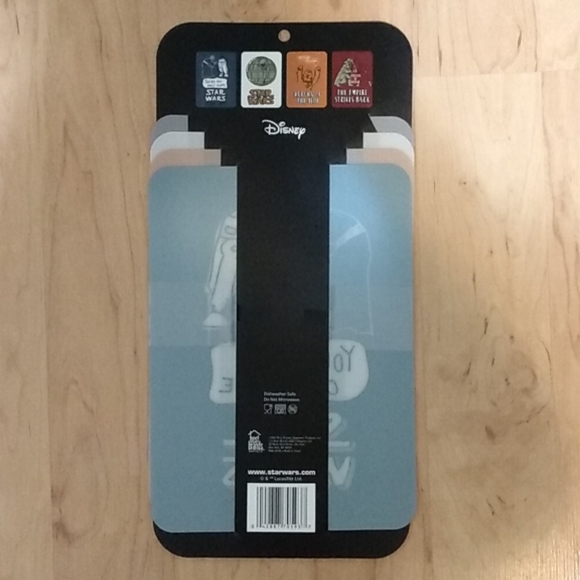 Star Wars Flexible Cutting Chopping Boards 4 pack Darth Death Star - Picture 2 of 5